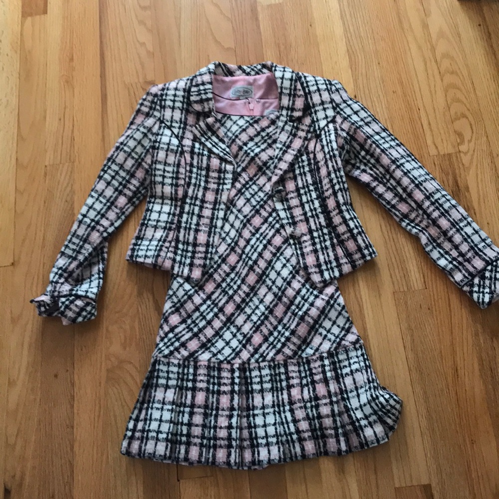 Girls dress and blazer set